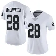 Women's White Limited Sincere McCormick Las Vegas Vapor Untouchable Jersey