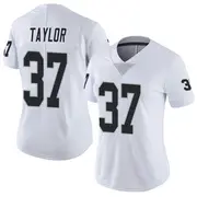 Women's White Limited Trey Taylor Las Vegas Vapor Untouchable Jersey