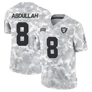 Youth Arctic Camo Limited Ameer Abdullah Las Vegas 2024 Salute to Service Jersey