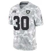 Youth Arctic Camo Limited Darnay Holmes Las Vegas 2024 Salute to Service Jersey