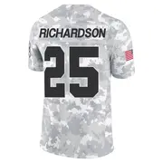 Youth Arctic Camo Limited Decamerion Richardson Las Vegas 2024 Salute to Service Jersey