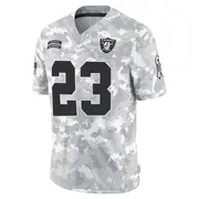 Youth Arctic Camo Limited Dylan Laube Las Vegas 2024 Salute to Service Jersey