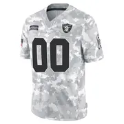 Youth Arctic Camo Limited Jim Otto Las Vegas 2024 Salute to Service Jersey