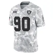 Youth Arctic Camo Limited Ovie Oghoufo Las Vegas 2024 Salute to Service Jersey