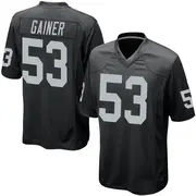 Youth Black Game Amari Gainer Las Vegas Team Color Jersey