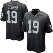 Youth Black Game DJ Turner Las Vegas Team Color Jersey