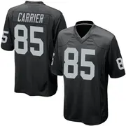 Youth Black Game Derek Carrier Las Vegas Team Color Jersey