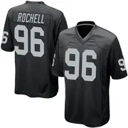 Youth Black Game Isaac Rochell Las Vegas Team Color Jersey