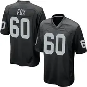 Youth Black Game Tomari Fox Las Vegas Team Color Jersey