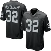 Youth Black Game Tyreik McAllister Las Vegas Team Color Jersey