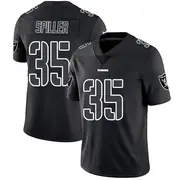 Youth Black Impact Limited Isaiah Spiller Las Vegas Jersey