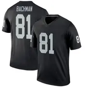 Youth Black Legend Alex Bachman Las Vegas Jersey