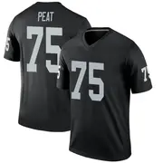 Youth Black Legend Andrus Peat Las Vegas Jersey