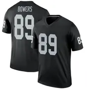 Youth Black Legend Brock Bowers Las Vegas Jersey