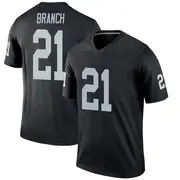 Youth Black Legend Cliff Branch Las Vegas Jersey