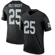 Youth Black Legend Fred Biletnikoff Las Vegas Jersey