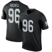 Youth Black Legend Isaac Rochell Las Vegas Jersey