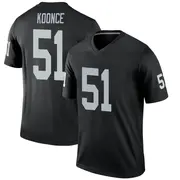 Youth Black Legend Malcolm Koonce Las Vegas Jersey