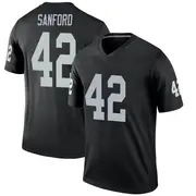 Youth Black Legend Phalen Sanford Las Vegas Jersey