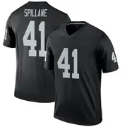 Youth Black Legend Robert Spillane Las Vegas Jersey