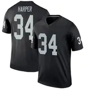 Youth Black Legend Thomas Harper Las Vegas Jersey