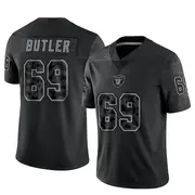 Youth Black Limited Adam Butler Las Vegas Reflective Jersey