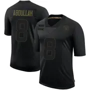 Youth Black Limited Ameer Abdullah Las Vegas 2020 Salute To Service Jersey