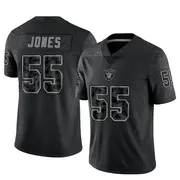 Youth Black Limited Chandler Jones Las Vegas Reflective Jersey