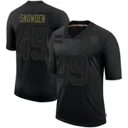 Youth Black Limited Charles Snowden Las Vegas 2020 Salute To Service Jersey