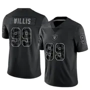 Youth Black Limited Jordan Willis Las Vegas Reflective Jersey