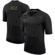 Youth Black Limited Kyu Blu Kelly Las Vegas 2020 Salute To Service Jersey