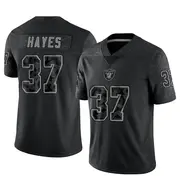 Youth Black Limited Lester Hayes Las Vegas Reflective Jersey