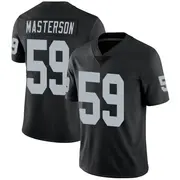 Youth Black Limited Luke Masterson Las Vegas Team Color Vapor Untouchable Jersey