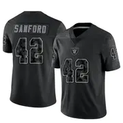 Youth Black Limited Phalen Sanford Las Vegas Reflective Jersey