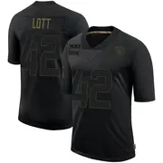 Youth Black Limited Ronnie Lott Las Vegas 2020 Salute To Service Jersey