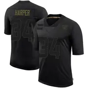 Youth Black Limited Thomas Harper Las Vegas 2020 Salute To Service Jersey