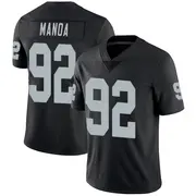 Youth Black Limited Tyler Manoa Las Vegas Team Color Vapor Untouchable Jersey