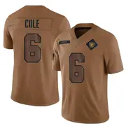 Youth Brown Limited AJ Cole Las Vegas 2023 Salute To Service Jersey