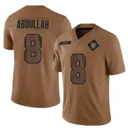 Youth Brown Limited Ameer Abdullah Las Vegas 2023 Salute To Service Jersey