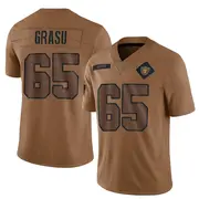 Youth Brown Limited Hroniss Grasu Las Vegas 2023 Salute To Service Jersey