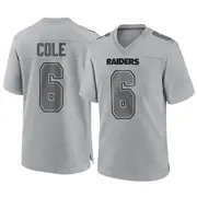 Youth Gray Game AJ Cole Las Vegas Atmosphere Fashion Jersey