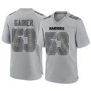 Youth Gray Game Amari Gainer Las Vegas Atmosphere Fashion Jersey