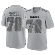 Youth Gray Game Art Shell Las Vegas Atmosphere Fashion Jersey