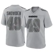 Youth Gray Game Charles Snowden Las Vegas Atmosphere Fashion Jersey