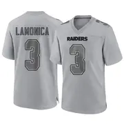 Youth Gray Game Daryle Lamonica Las Vegas Atmosphere Fashion Jersey