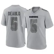 Youth Gray Game Divine Deablo Las Vegas Atmosphere Fashion Jersey