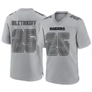 Youth Gray Game Fred Biletnikoff Las Vegas Atmosphere Fashion Jersey