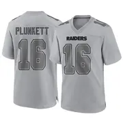 Youth Gray Game Jim Plunkett Las Vegas Atmosphere Fashion Jersey