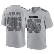 Youth Gray Game John Jenkins Las Vegas Atmosphere Fashion Jersey