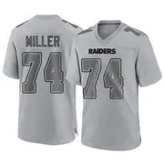 Youth Gray Game Kolton Miller Las Vegas Atmosphere Fashion Jersey